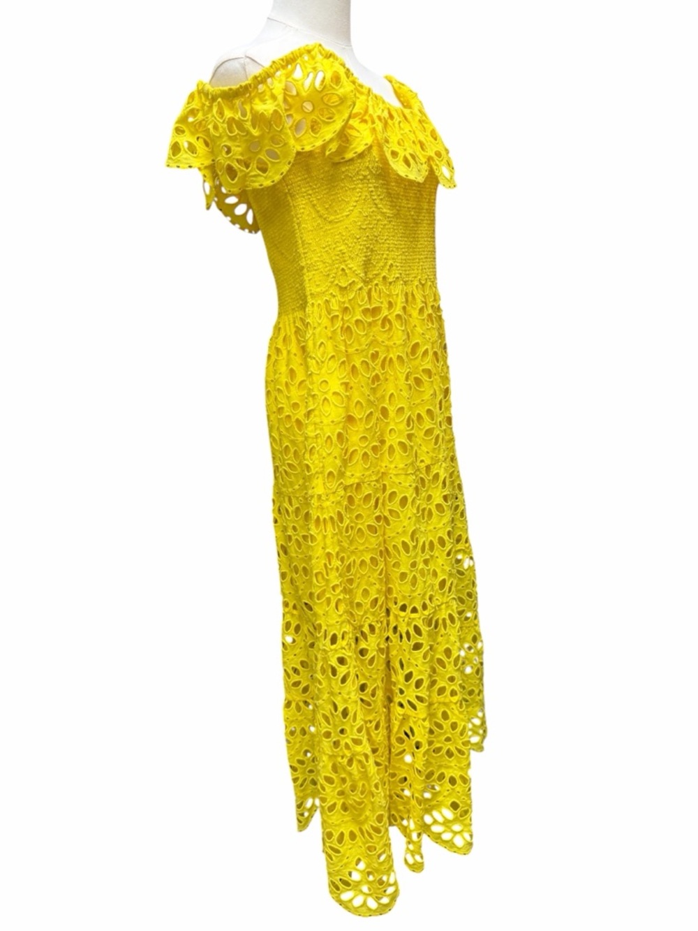 F-9 Figue Phoebe Dress in Sunshine Yellow - Picture 2 of 10